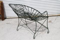 English Country Style Wire Outdoor Settee - 3049116