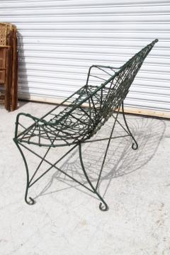 English Country Style Wire Outdoor Settee - 3049117