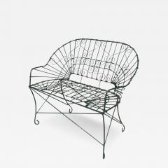 English Country Style Wire Outdoor Settee - 3051199