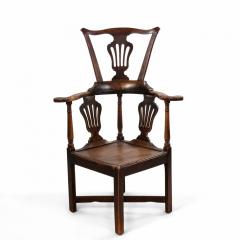 English Country Yew Wood Arm Chair - 1399949