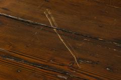 English Country style Oak Trestle and Iron Dining Table - 2800714