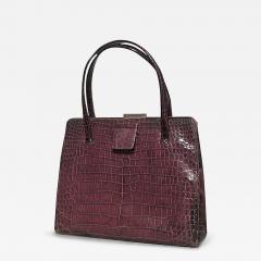 English Crocodile Hand Bag - 4717148