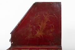 English Decorative Chinoiserie Bureau Writing Desk - 2452561