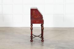 English Decorative Chinoiserie Bureau Writing Desk - 4112690