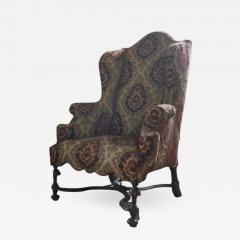 English Early 18th Century William Mary Wingback Chair - 656975