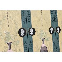 English Early 20th Century Bloomsbury Folding Screen - 4615535
