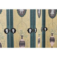 English Early 20th Century Bloomsbury Folding Screen - 4615538