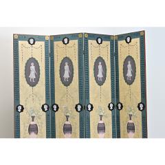 English Early 20th Century Bloomsbury Folding Screen - 4615541