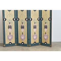 English Early 20th Century Bloomsbury Folding Screen - 4615547
