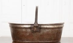 English Early 20th Century Metal Harvest Trug - 1268694