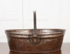 English Early 20th Century Metal Harvest Trug - 1268696