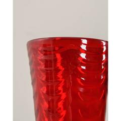 English Early 20th Century Red Glass Vases - 1782673