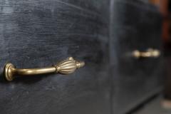 English Ebonised Beech Haberdashery Cabinet - 4378366