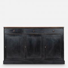 English Ebonised Oak Top Pine Dresser Base - 3097894