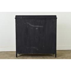 English Ebonized Fish Motif Decoupage Chest - 3807718