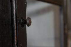 English Ebonized Pine Glazed Apothecary Cabinet - 3061806