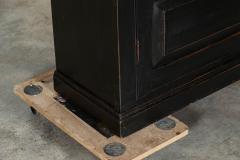 English Ebonized Pine Glazed Apothecary Cabinet - 3061807