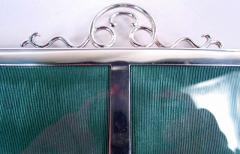 English Edwardian Classical Sterling Silver Double Picture Frame 1901 - 4190271