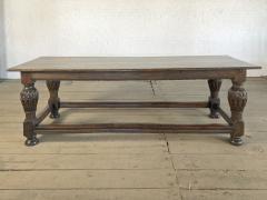 English Elizabeth I Oak 16th Century Refectory or Center Table - 1987239