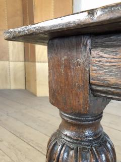 English Elizabeth I Oak 16th Century Refectory or Center Table - 1987247