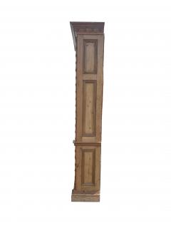 English Faux Bamboo Pine Bookcase Cabinet - 4158321