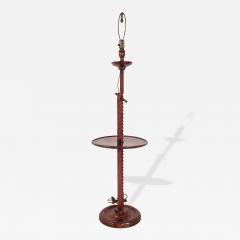 English Floor Lamp with Tray Vintage - 4776279