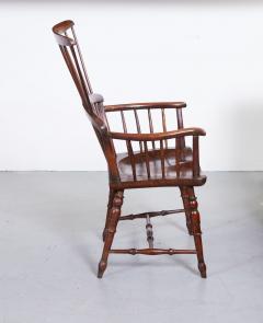 English Fruitwood Comb Back Windsor Chair - 3137847