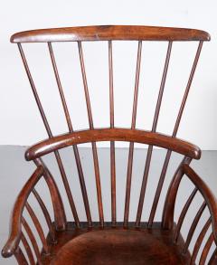 English Fruitwood Comb Back Windsor Chair - 3137850