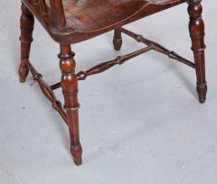 English Fruitwood Comb Back Windsor Chair - 3137853