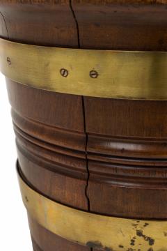 English George III Brass Bound Wooden Peat Bucket - 4656100