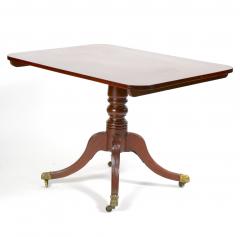 English George III Inlay Mahogany Wood Breakfast Tilt Top Table - 3338022