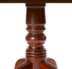 English George III Inlay Mahogany Wood Breakfast Tilt Top Table - 3338023