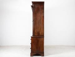 English George III Oak Breakfront Housekeepers Cupboard - 2226164