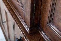 English George III Oak Breakfront Housekeepers Cupboard - 2226166
