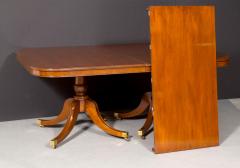 English George III Style Mahogany Double Pedestal Extending Dining Table - 3533702