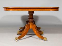 English George III Style Mahogany Double Pedestal Extending Dining Table - 3533705