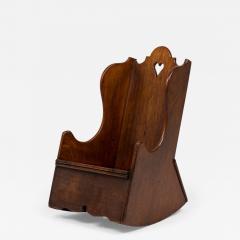 English George III Wood Child s Rocking Commode Chair - 4718069