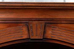 English Georgian Barrel Back Pine Corner Cabinet - 3978061