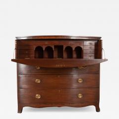 English Georgian Bow Front Chest Desk - 2912988