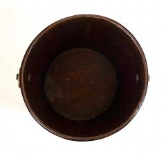 English Georgian Brass Bound Mahogany Coal or Kindling Bucket circa 1760 - 4422925