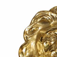 English Georgian Brass Lion Door Knockers - 4670653