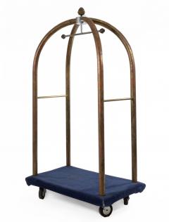 English Georgian Brass Luggage Bellhop Rack - 4529365