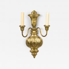 English Georgian Brass Vasiform Wall Sconce - 4729186