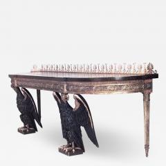 English Georgian Bronze Eagle Console Table - 1431065