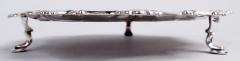 English Georgian Classical Sterling Silver Shell Scroll Salver 1772 - 4542751