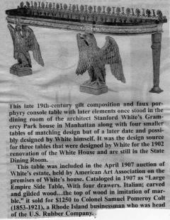 English Georgian Double Eagle Console Table - 4625622