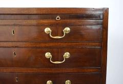 English Georgian Mahogany Caddy Top Bachelors Chest circa 1760 - 4290399