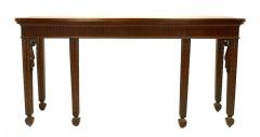 English Georgian Mahogany Console Table - 4628686
