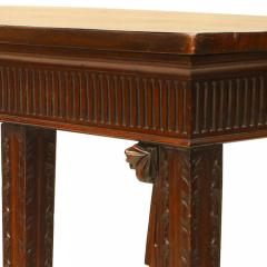 English Georgian Mahogany Console Table - 4628689