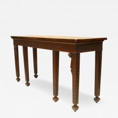 English Georgian Mahogany Console Table - 4642373